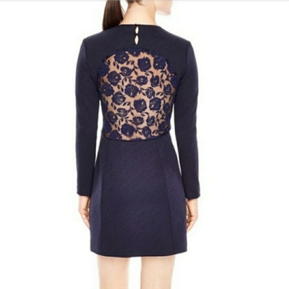 Sandro Paris| Ezti Illusion Back Fit & Flare Dress